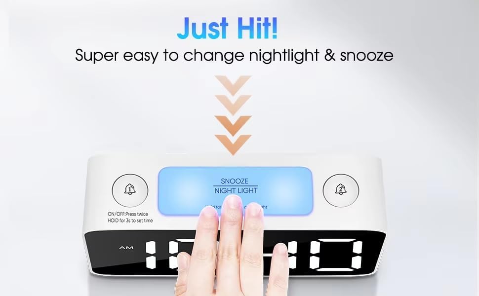 LED Digital Alarm Clock, YX2020