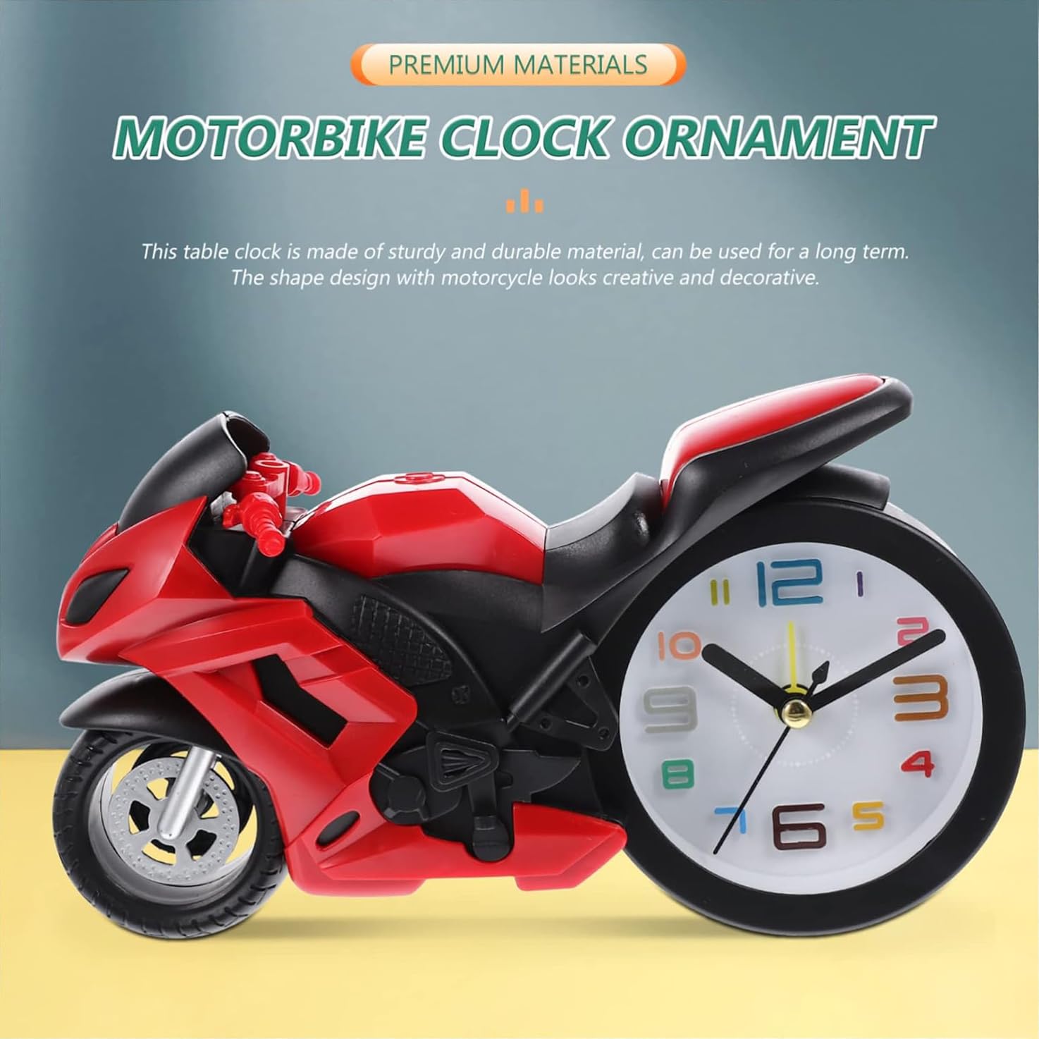 Motorbike Desk Clock