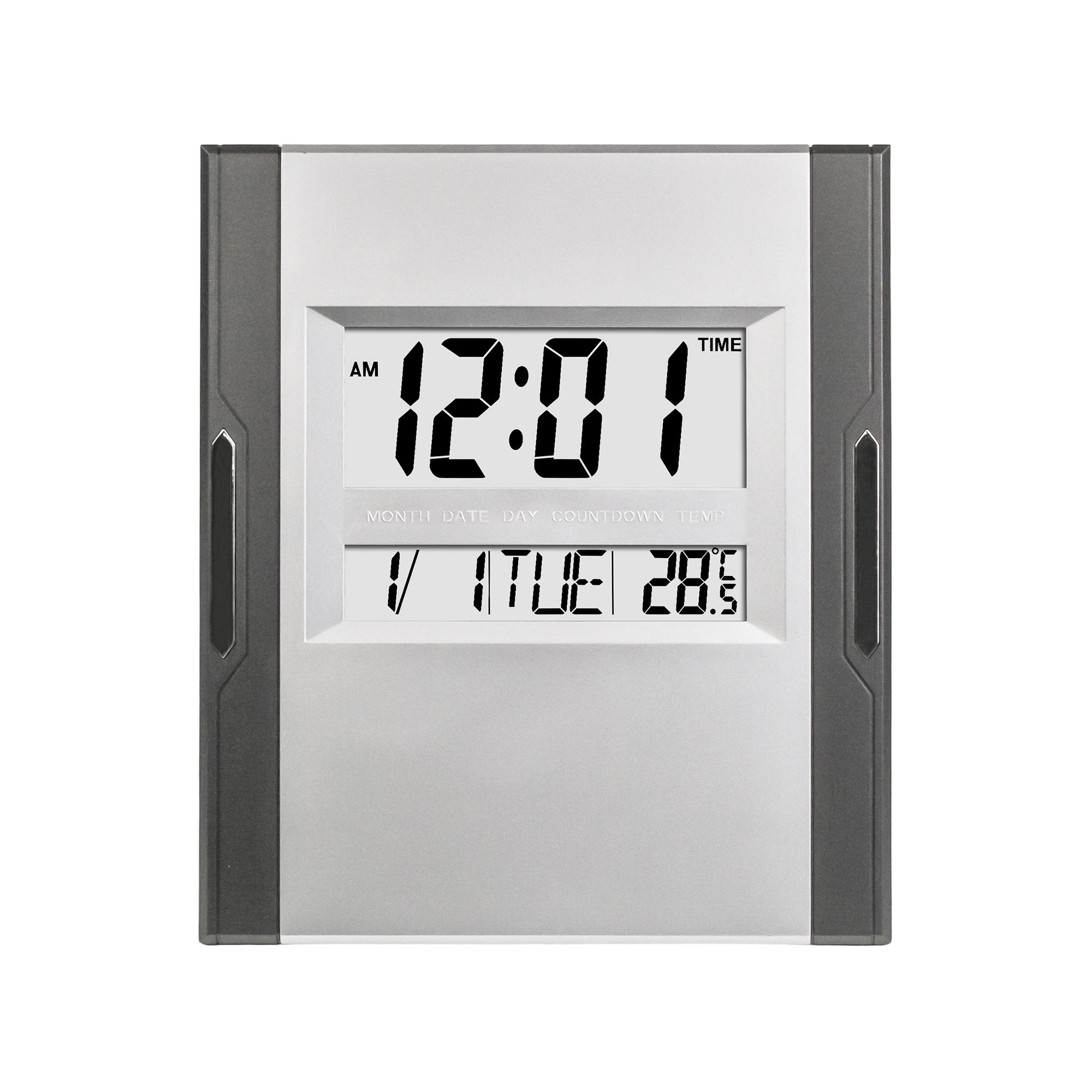 LCD Digital Display Wall Clock