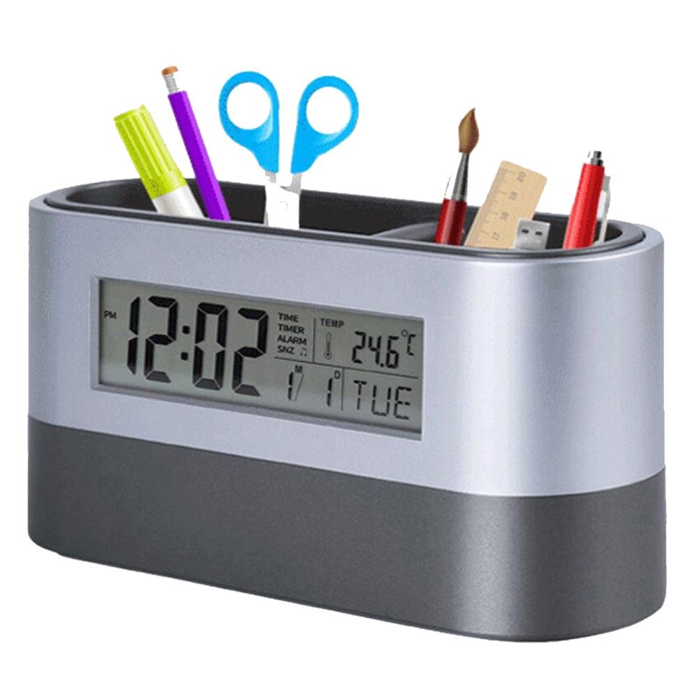 Pen Holder With Clock, PH662