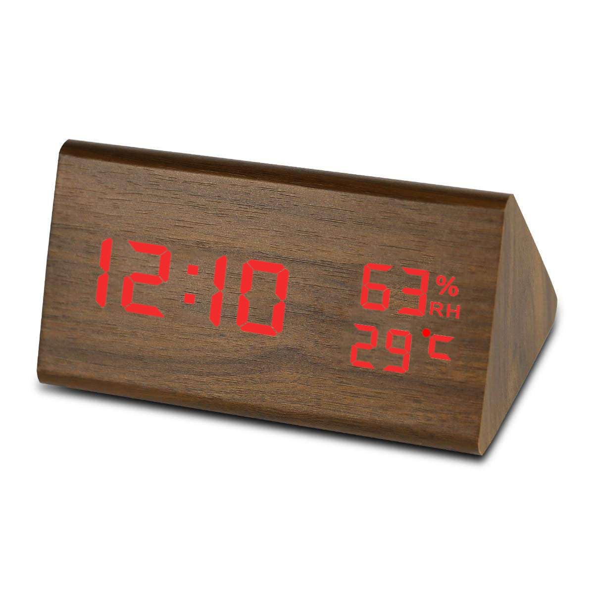 Wooden LED Desk Clock, A120