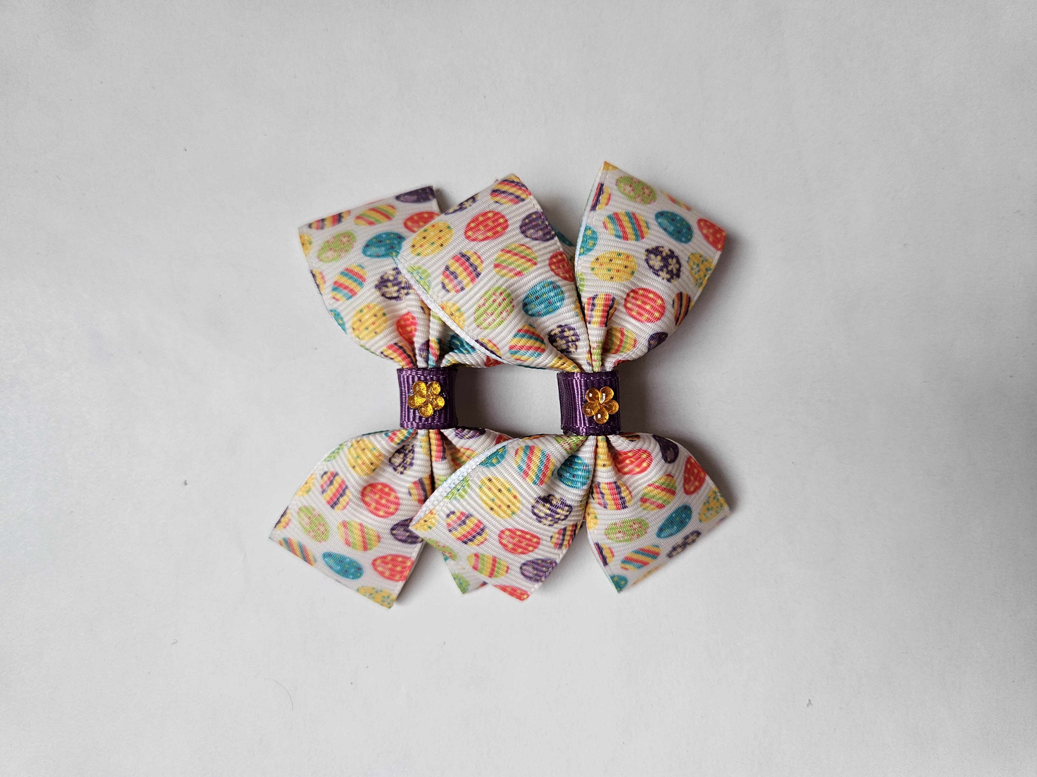 Handmade Easter Egg Hair Bow 