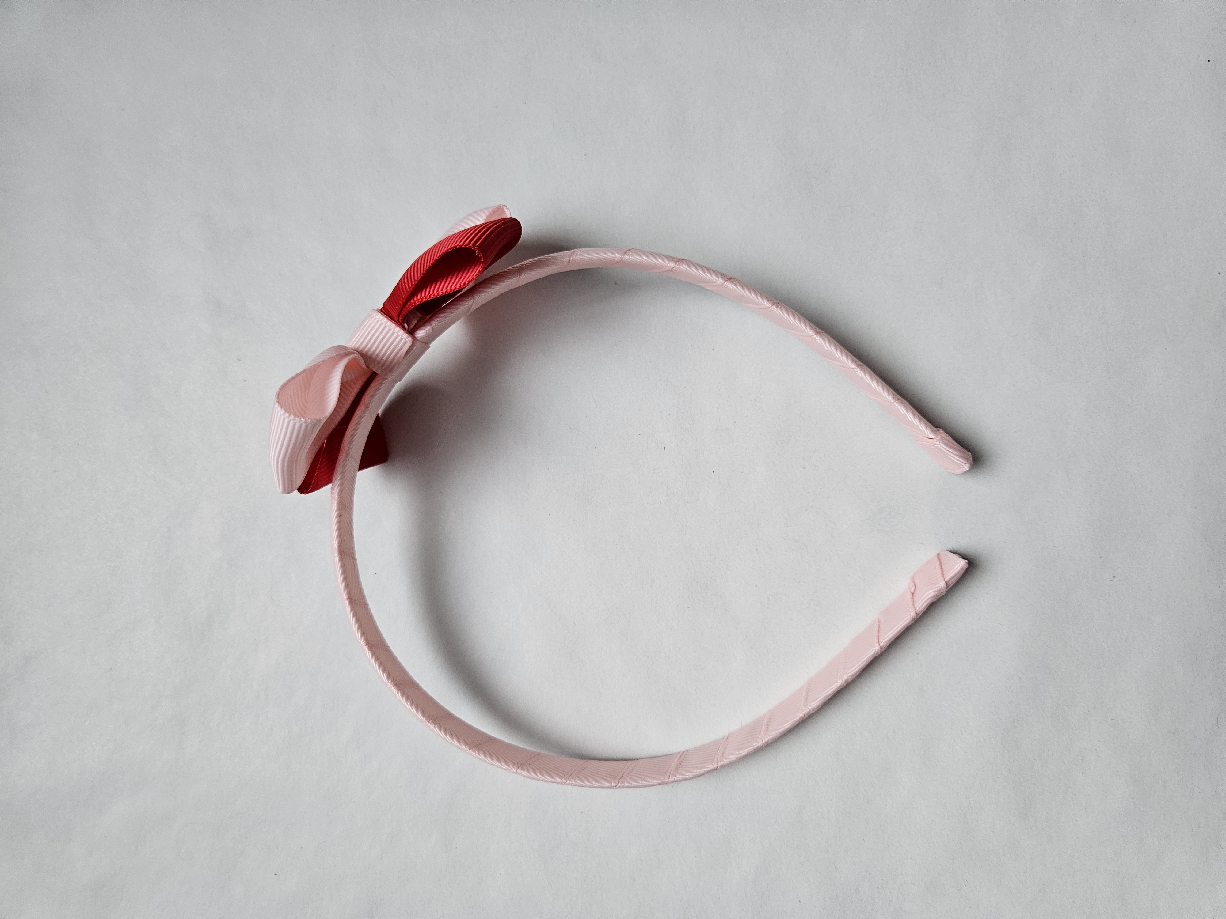 Homemade Two Colour Bow Hairband