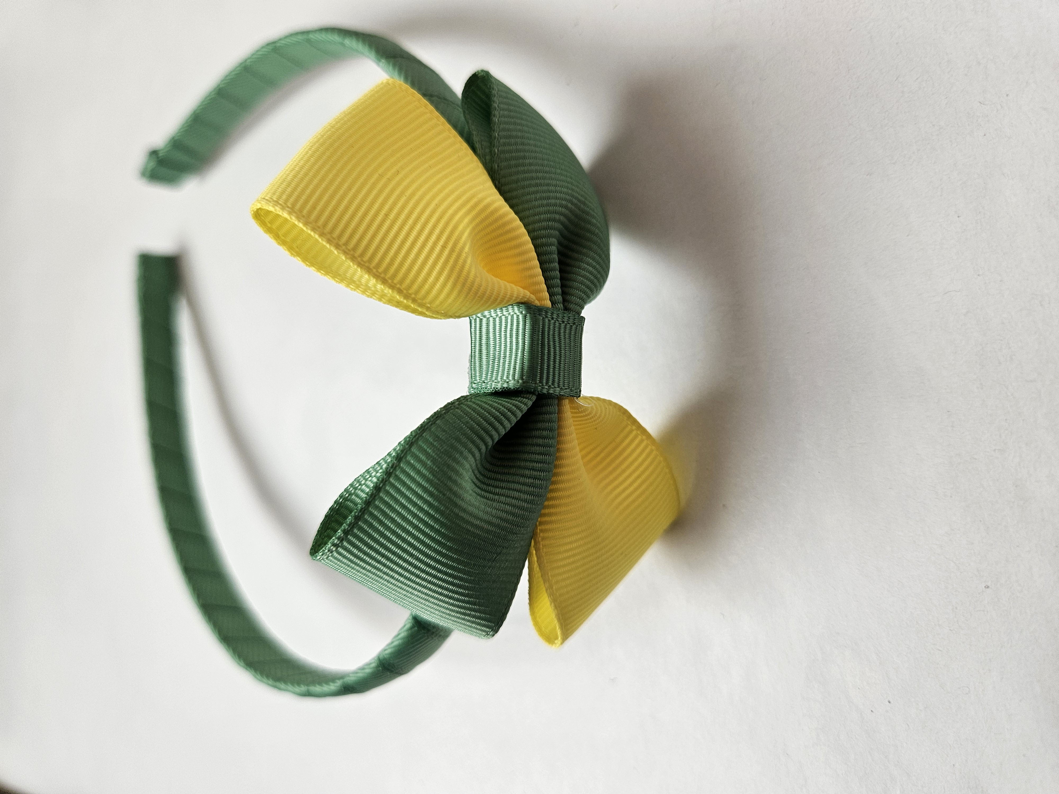 Homemade Two Colour Bow Hairband
