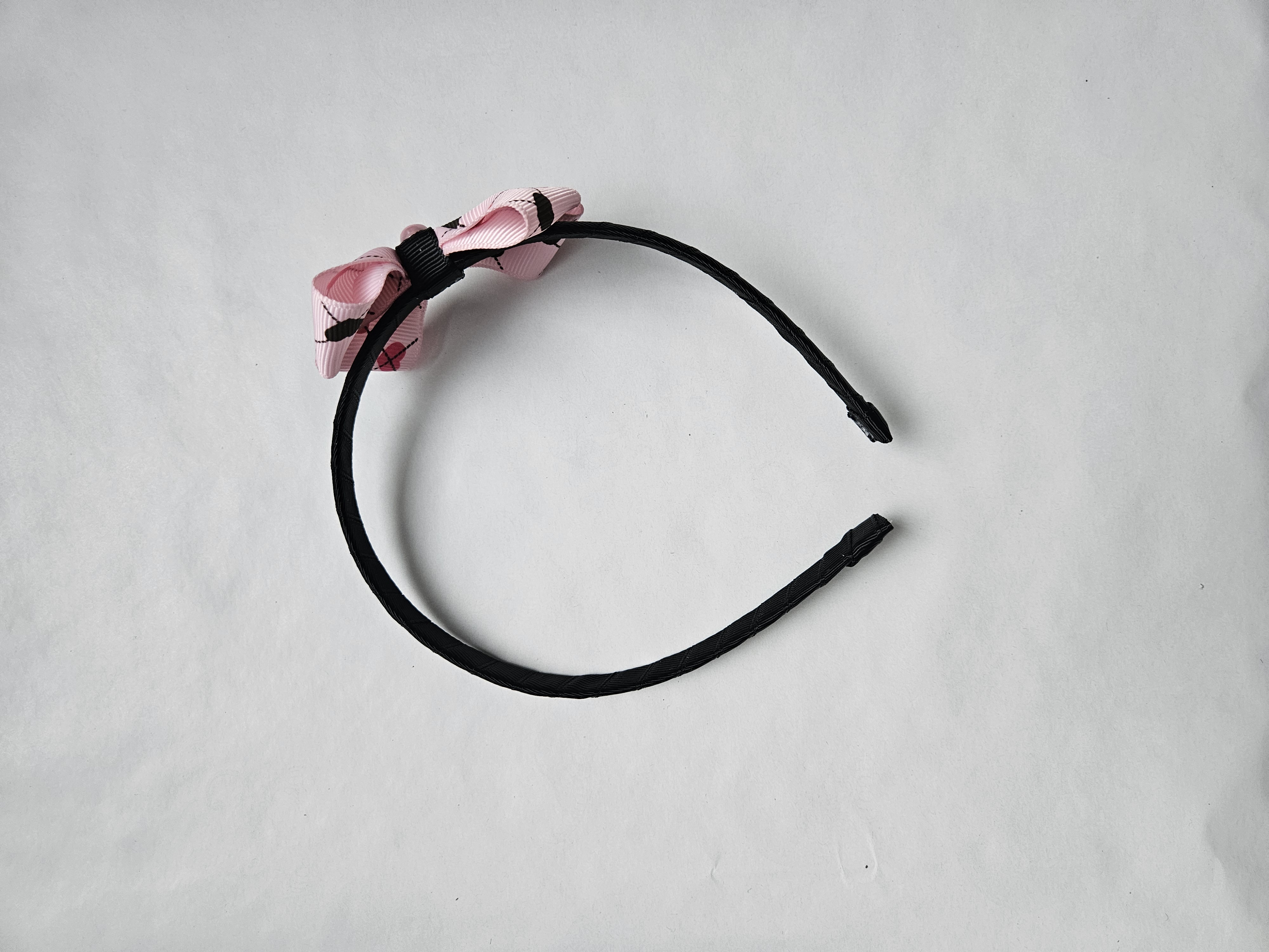 Handmade Pink Heart Hairband