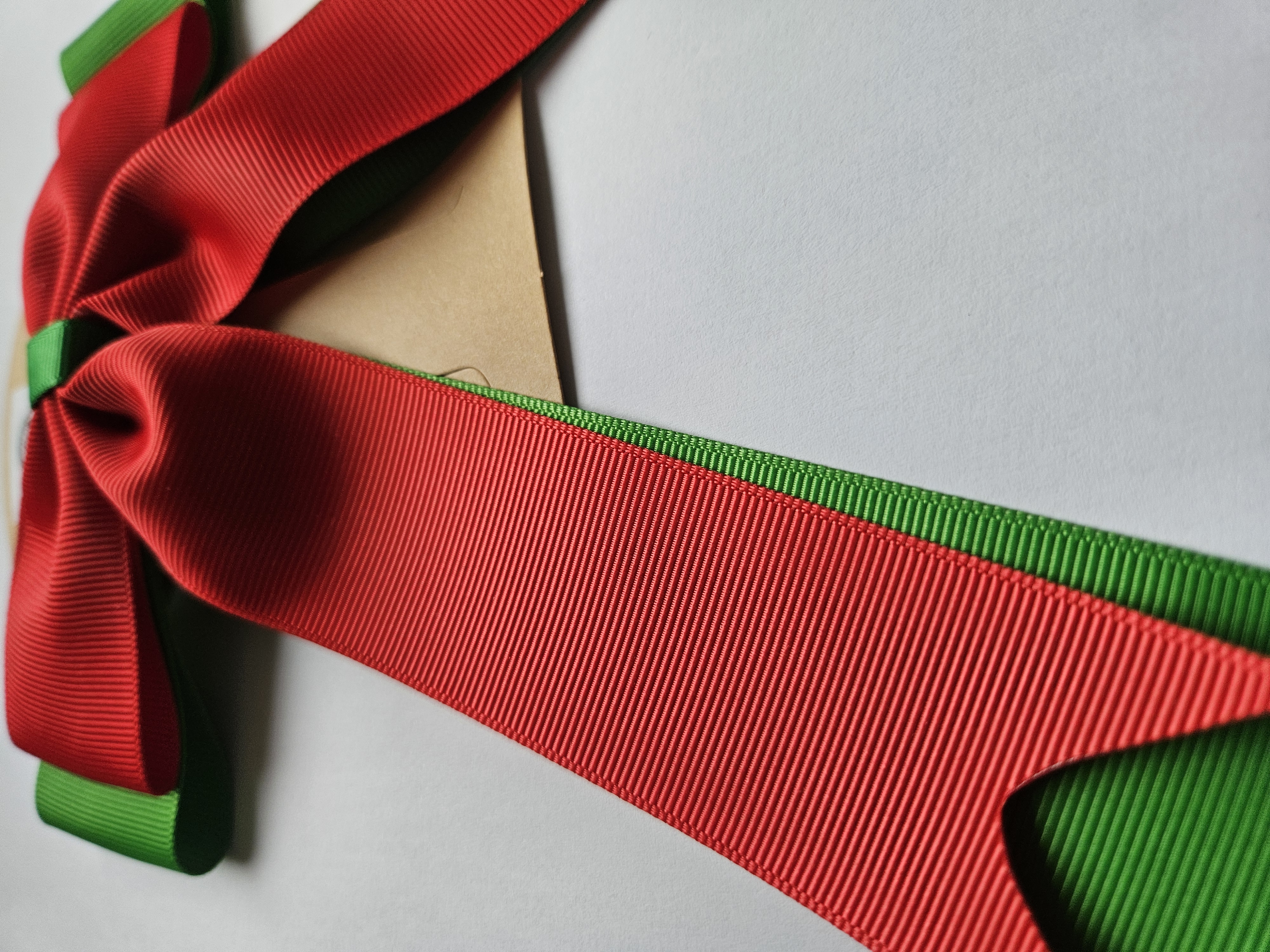 🎄 Christmas Ribbon Bow Collection – Red & Green