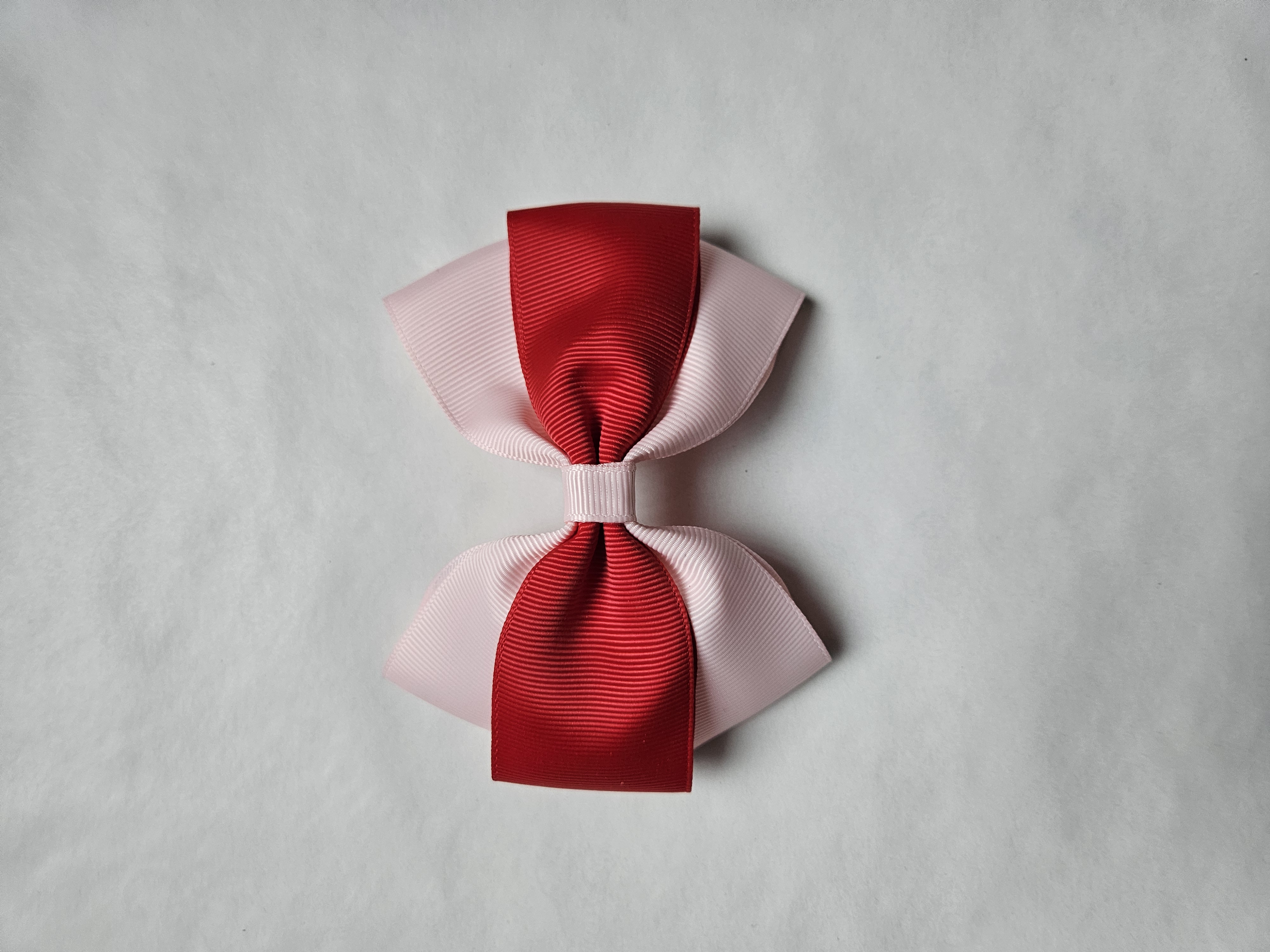 Handmade Two Colour Grosgrain Hair Bow