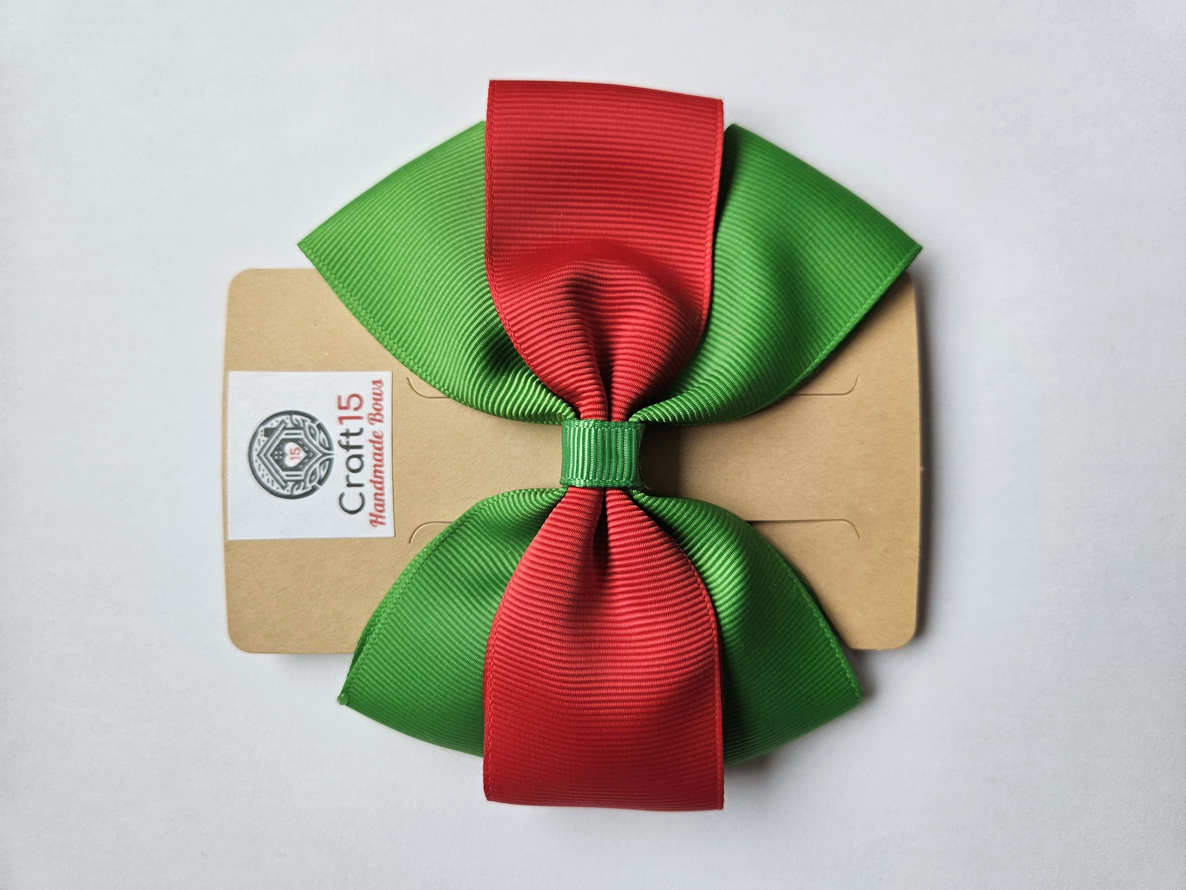 🎄 Christmas Ribbon Bow Collection – Red & Green