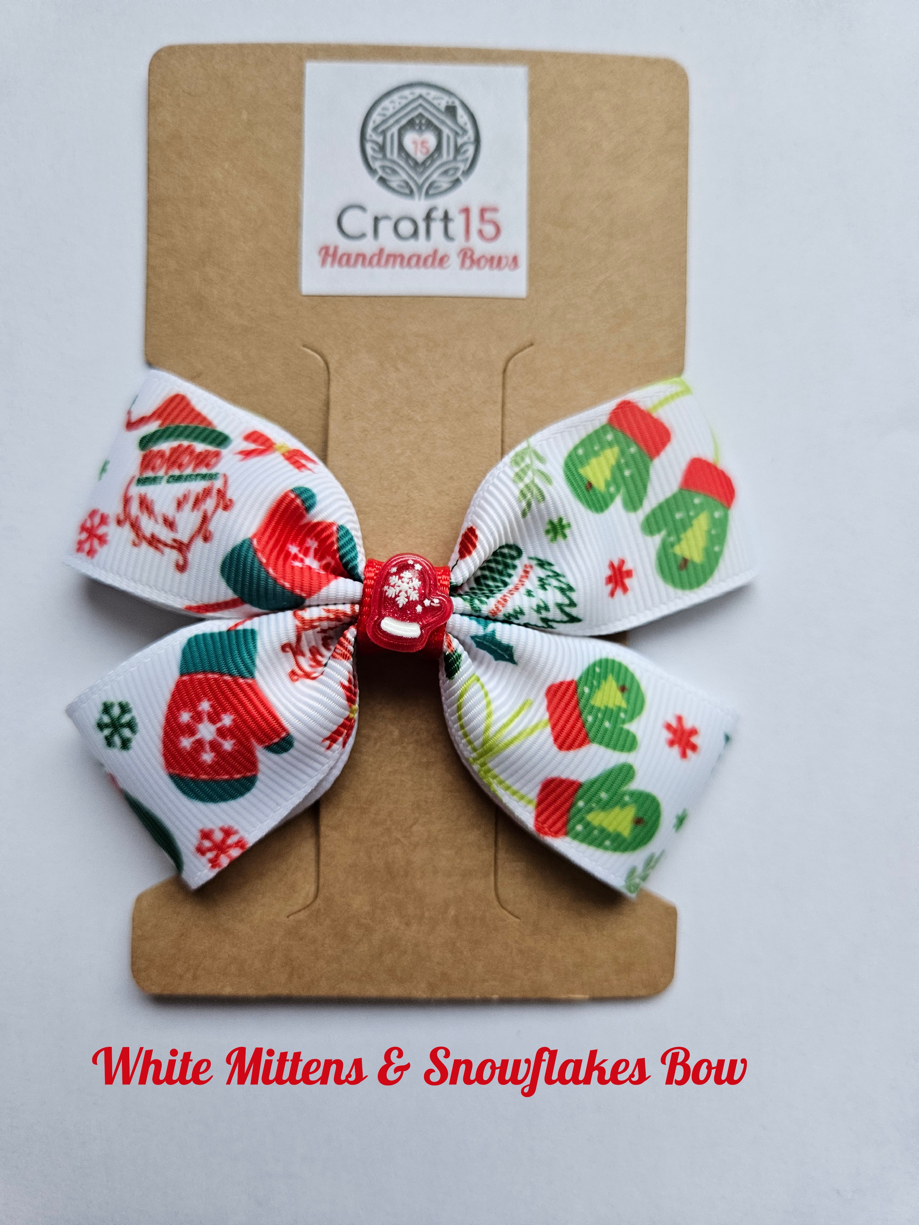 🎄Christmas Printed Bow Collection – Festive Grosgrain Designs