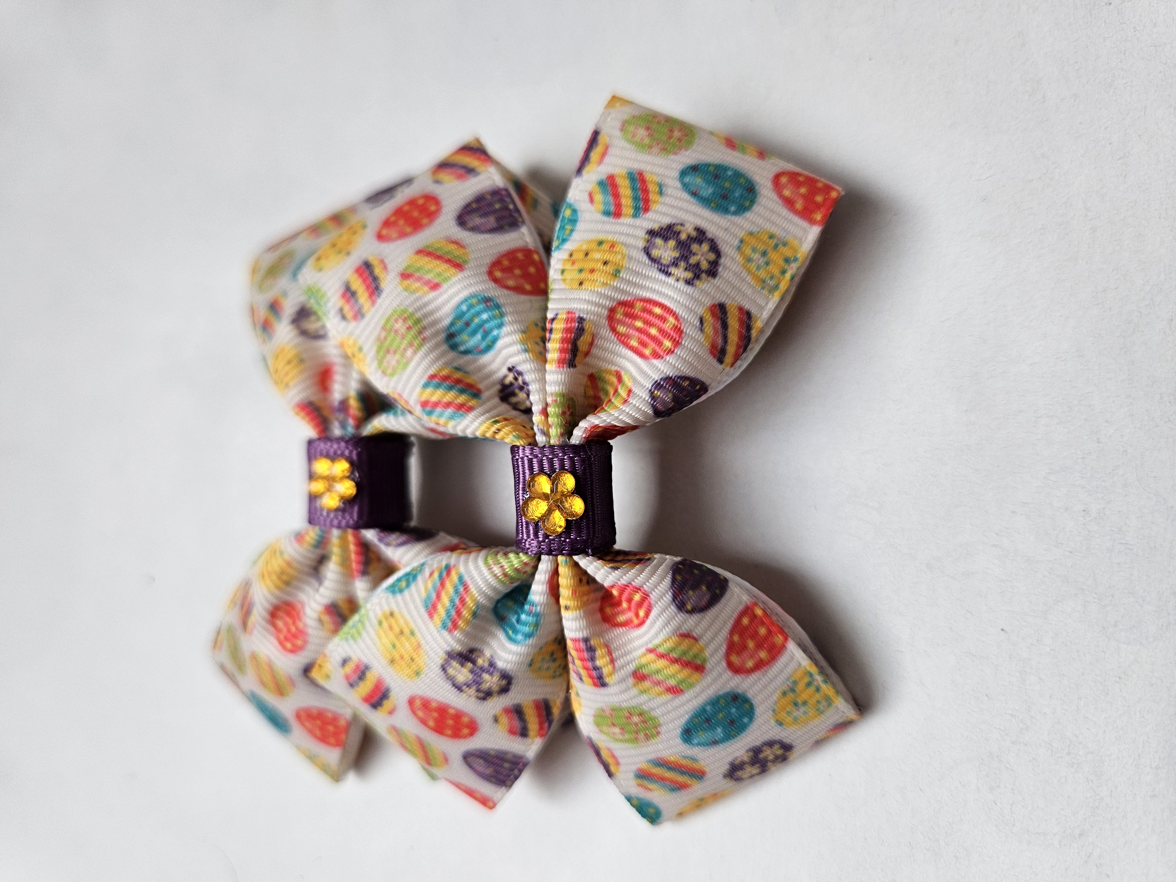 Handmade Easter Egg Hair Bow 