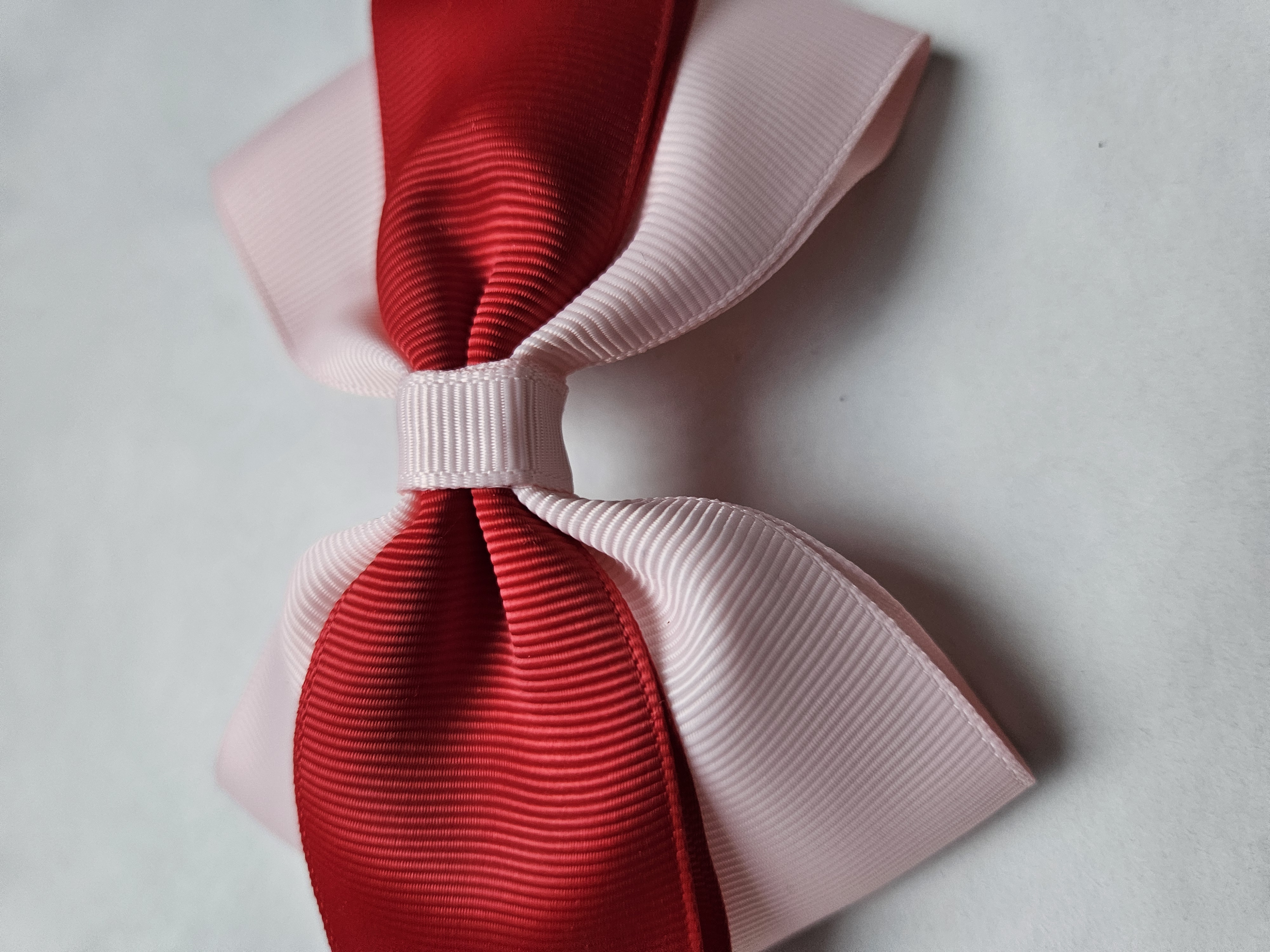 Handmade Two Colour Grosgrain Hair Bow