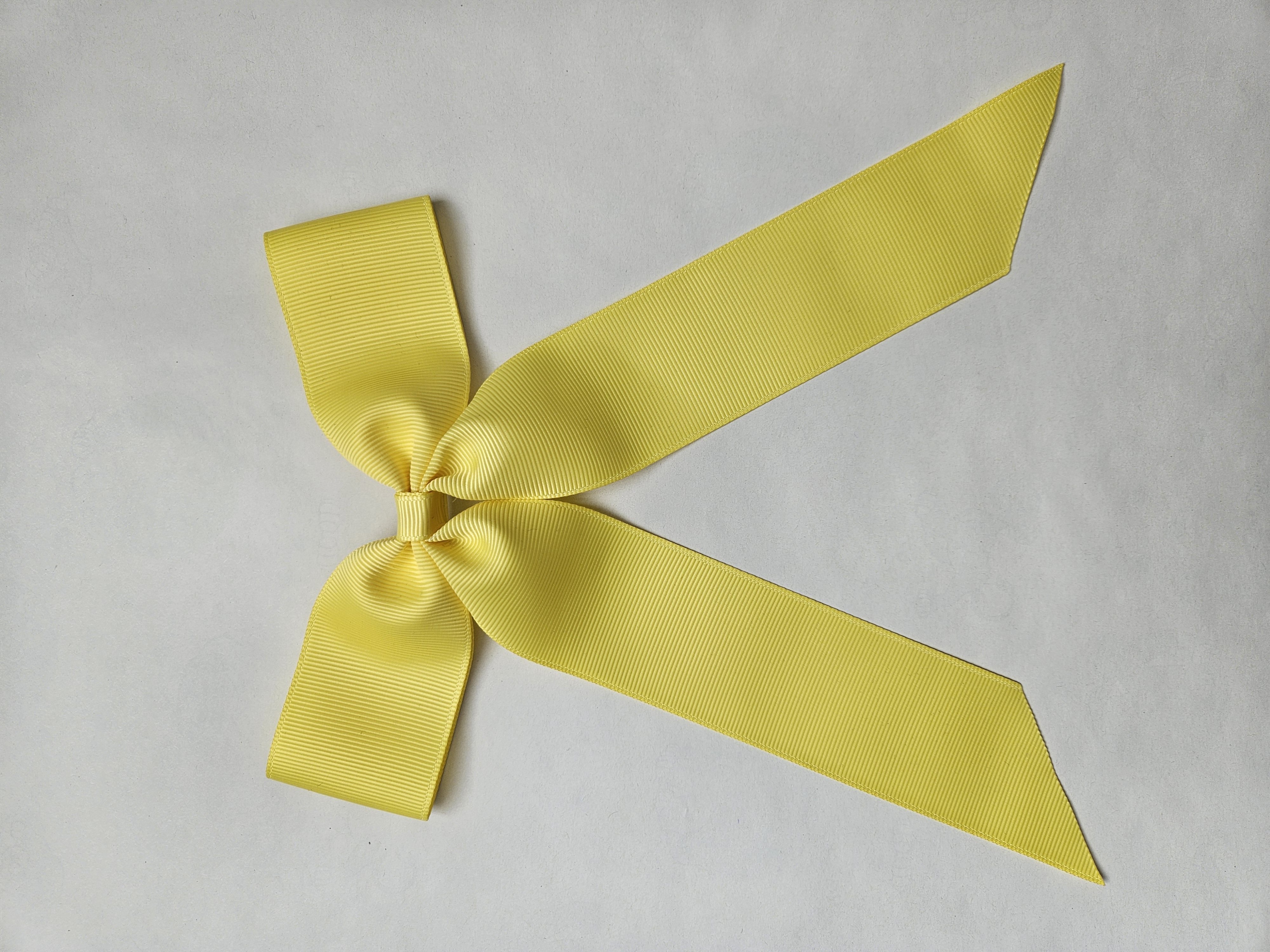 Handmade Single Colour Bow with Tails