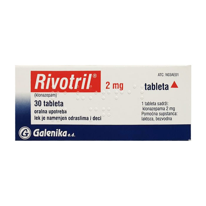 Rivotril Clonazepam 2 mg