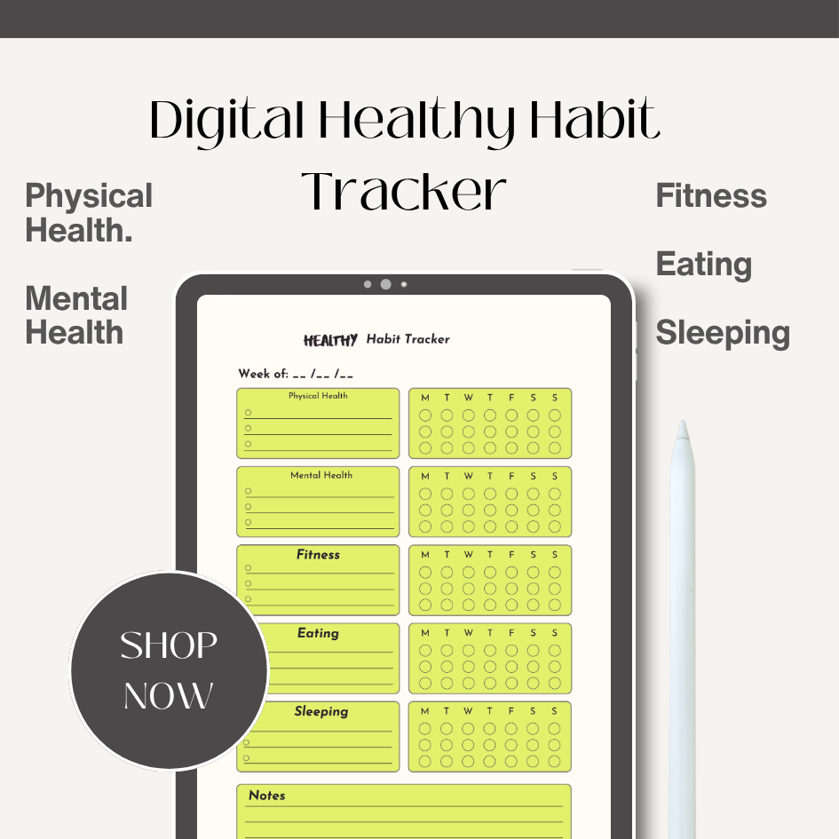 Digital Healthy Habit Tracker