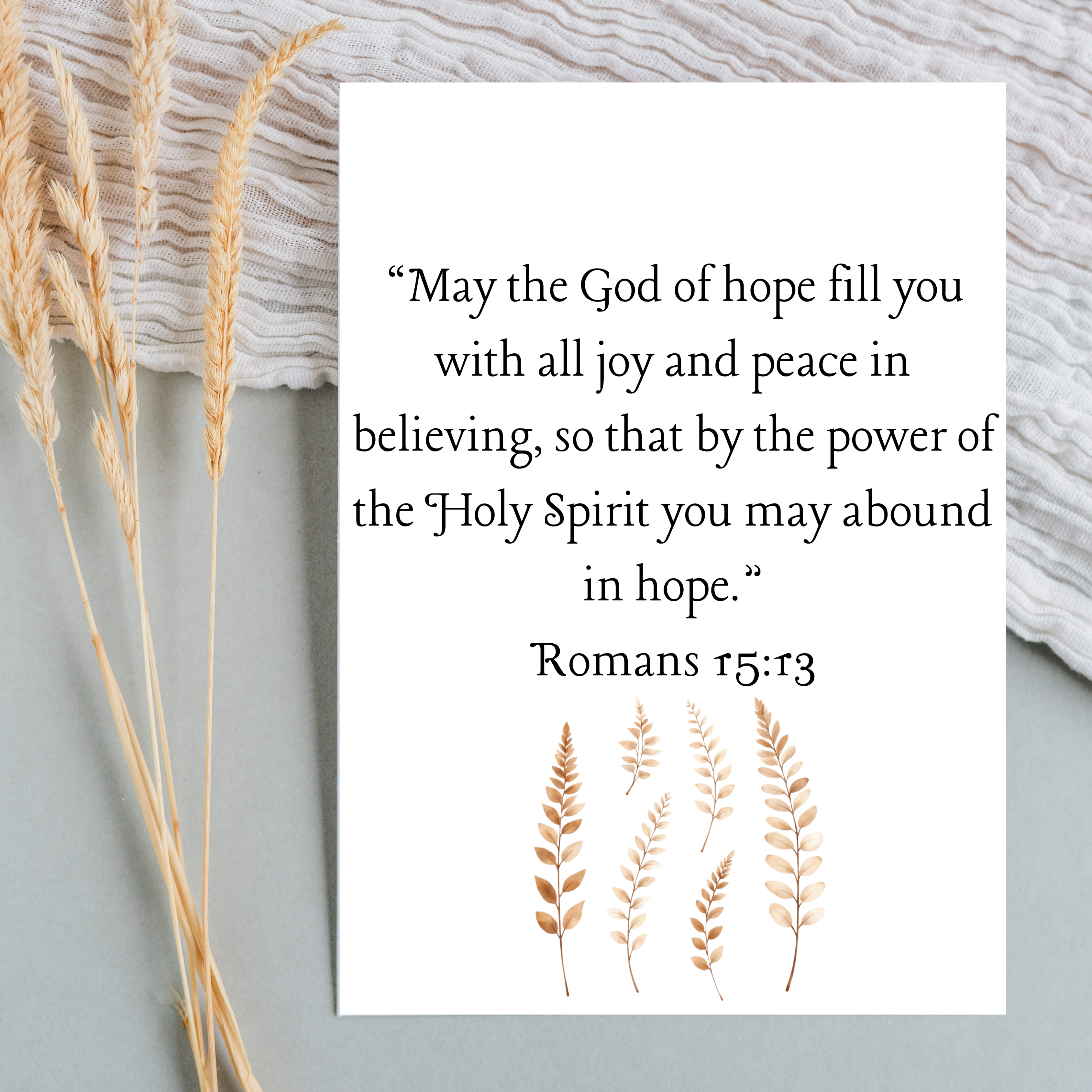 30 Bible Scripture Cards for a Sound Mind