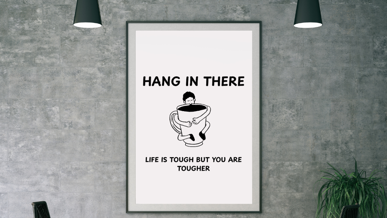 Hang In There Digital Wall Art