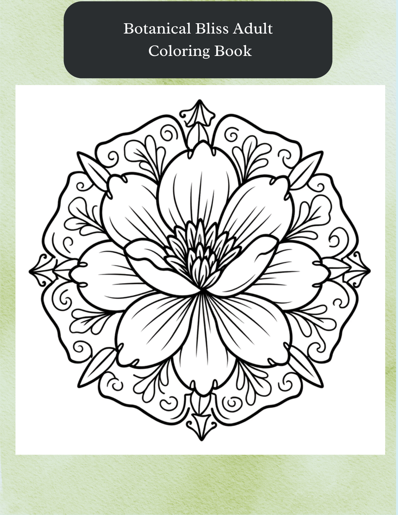 Botanical Bliss: A Coloring Journey
