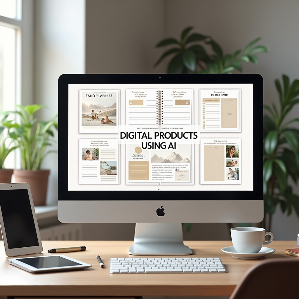 Coaching to use AI Tools to Create Digital Products(Digital Journals & Planners)