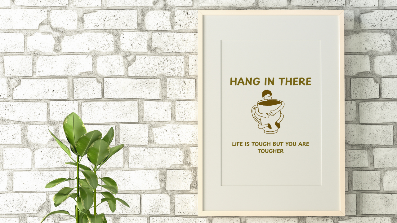 Hang In There Digital Wall Art