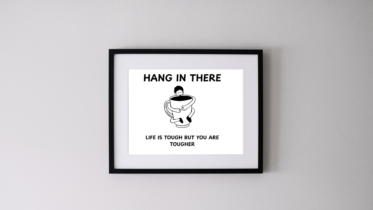 Hang In There Digital Wall Art