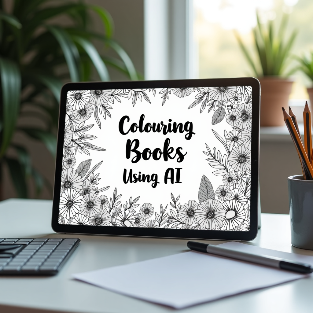 Coaching to use AI Tools to Create Colouring Books