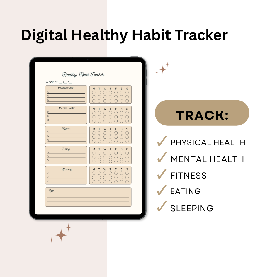 Digital Healthy Habit Tracker