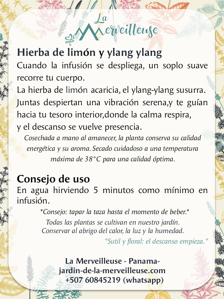 Hierba de limón y Ylang ylang