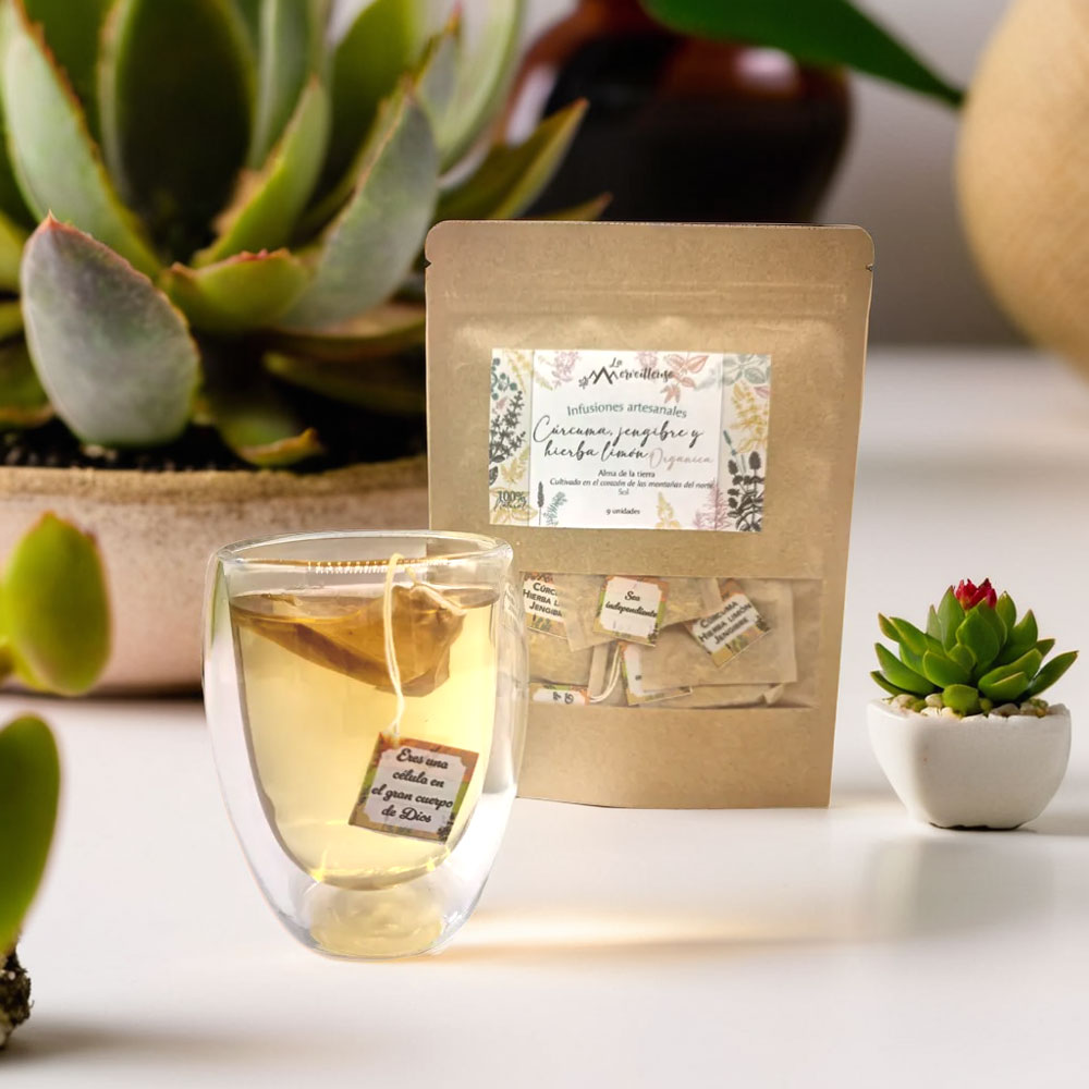 Cúrcuma, Jengibre y Hierba de Limón