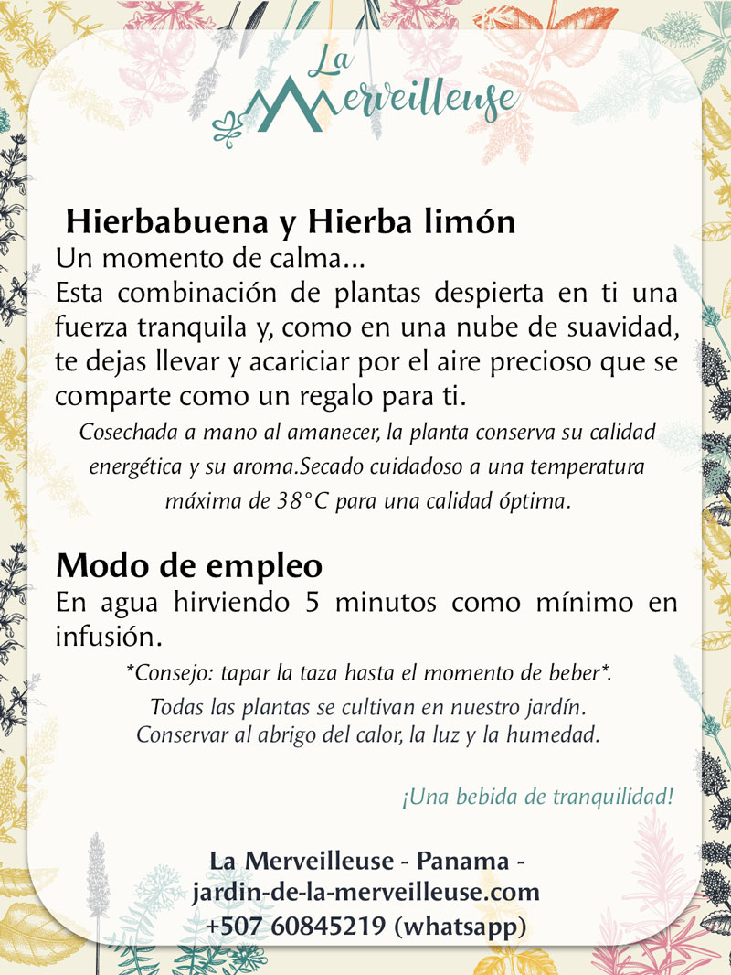 Hierbabuena y Hierba de limón