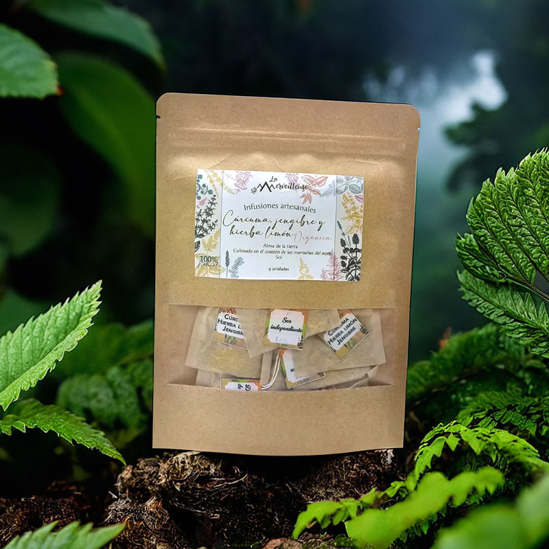 Cúrcuma, Jengibre y Hierba de Limón