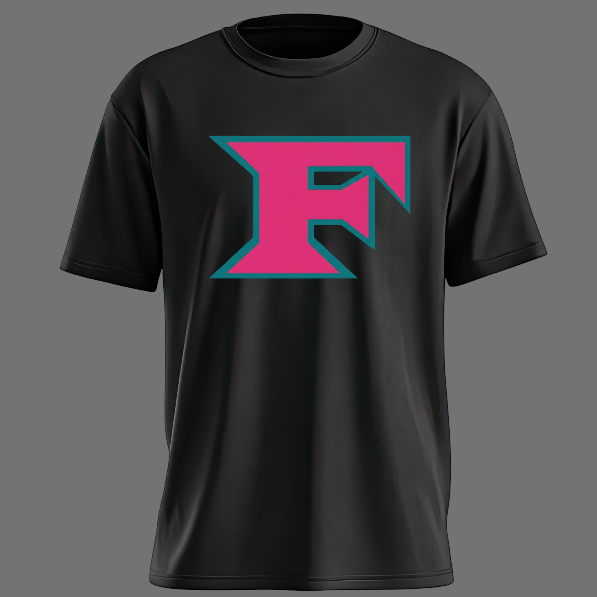 Pink F Logo Drifit Tee