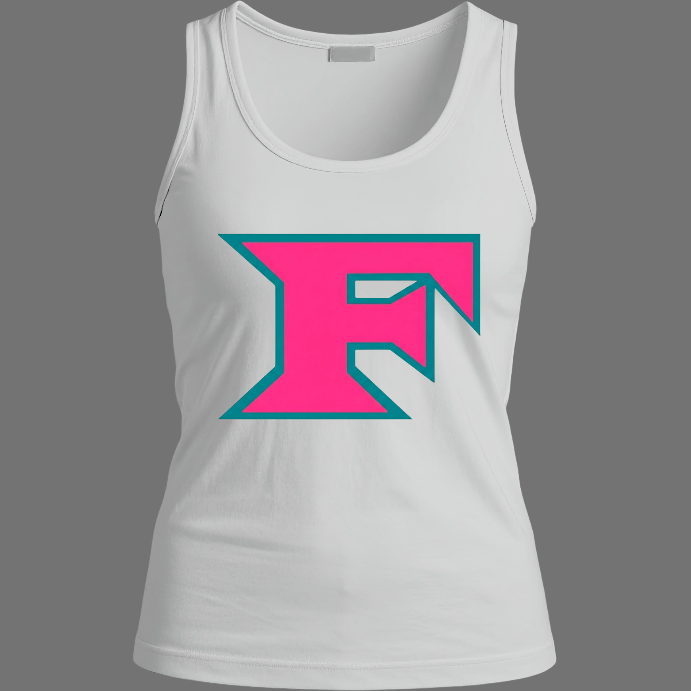 Pink Five-Star F logo Tank Top