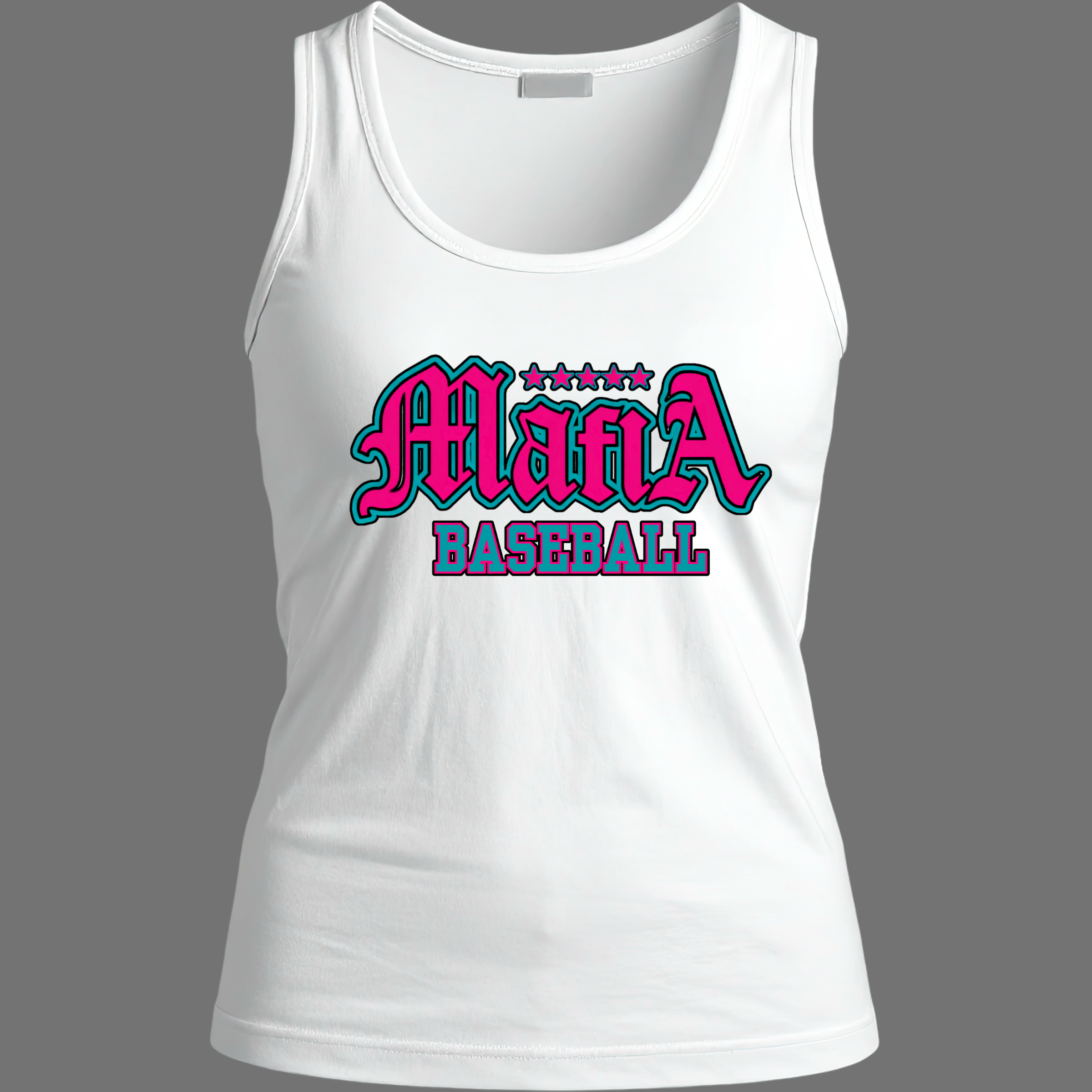 Pink Mafia Baseball Tank Top