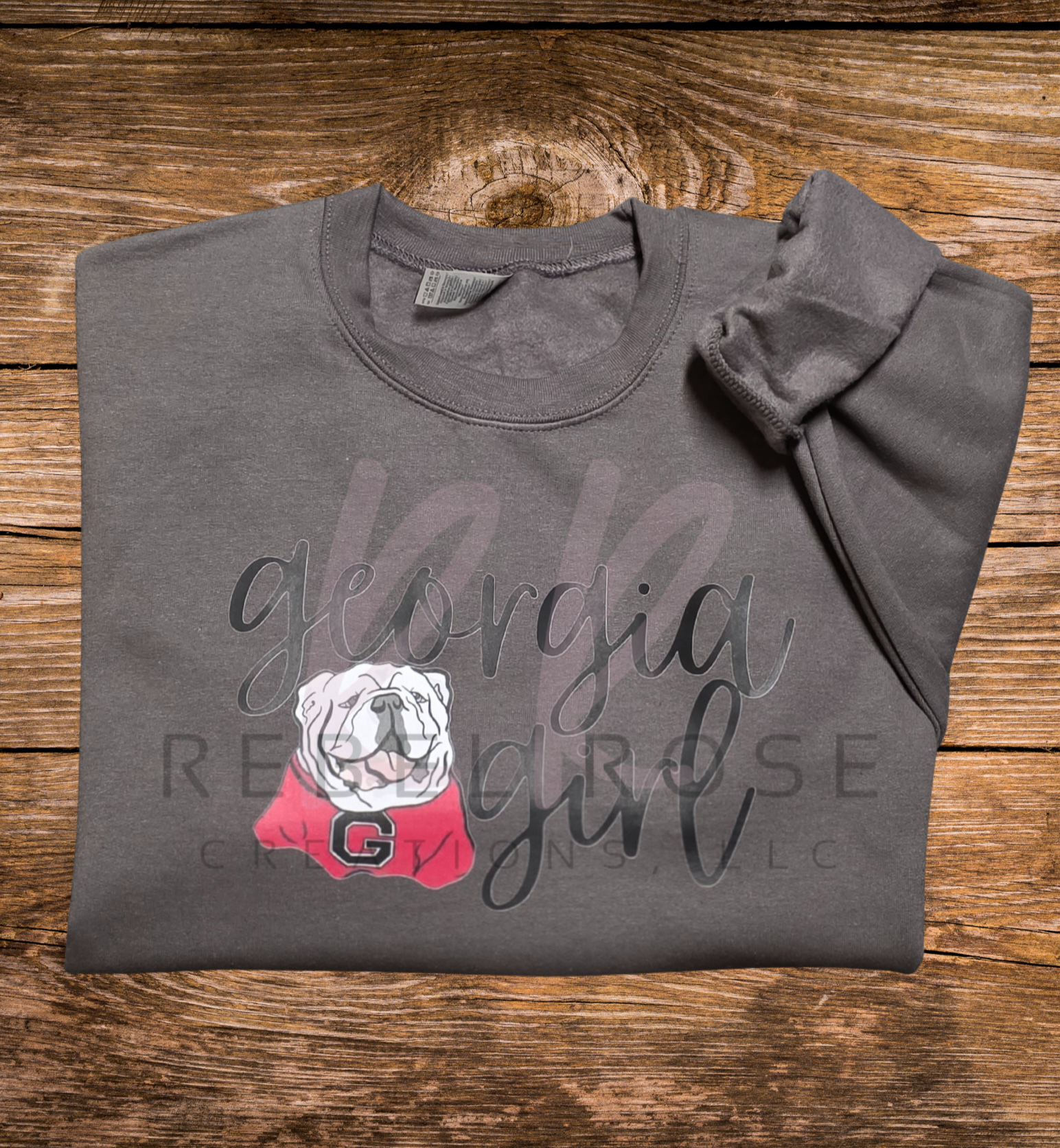 Georgia Girl Bulldog Sweatshirt | Rebel Rose Creations, LLC