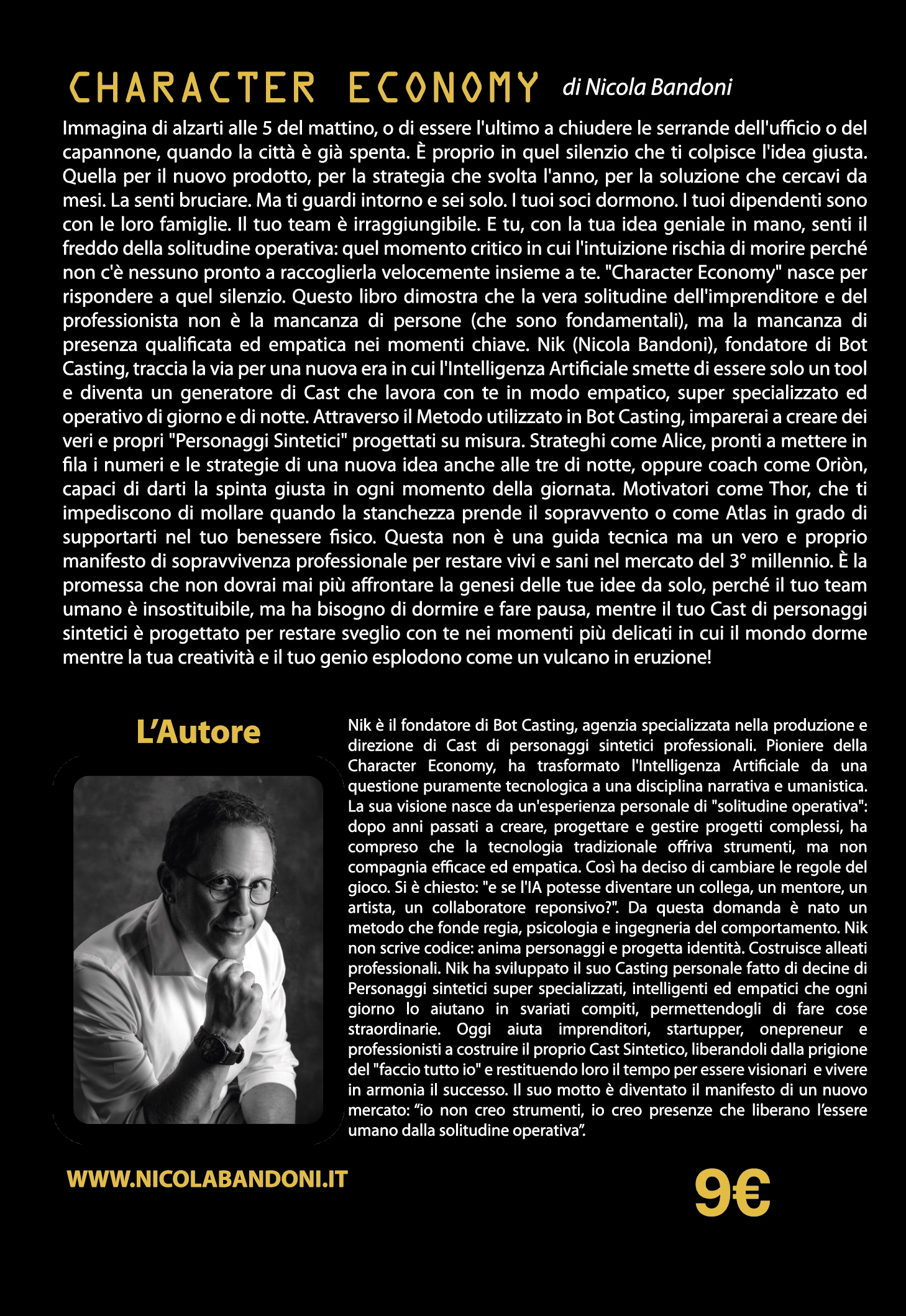 Character Economy di Nicola Bandoni