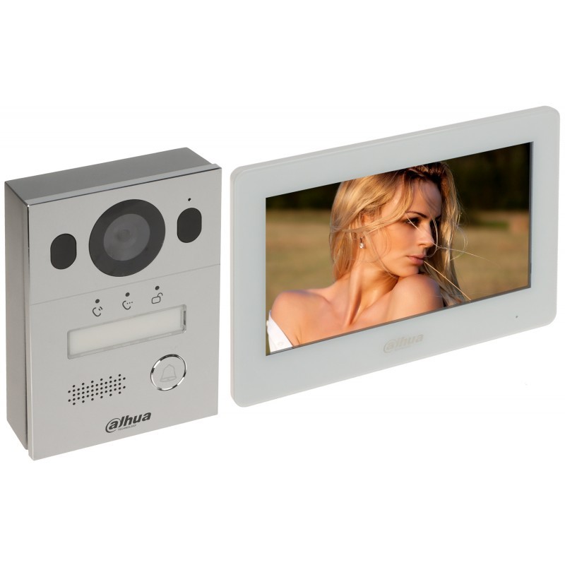 EVK111 (ME) KIT VIDEO PORTEIRO SALIENTE 2 FIOS / WI-FI DAHUA