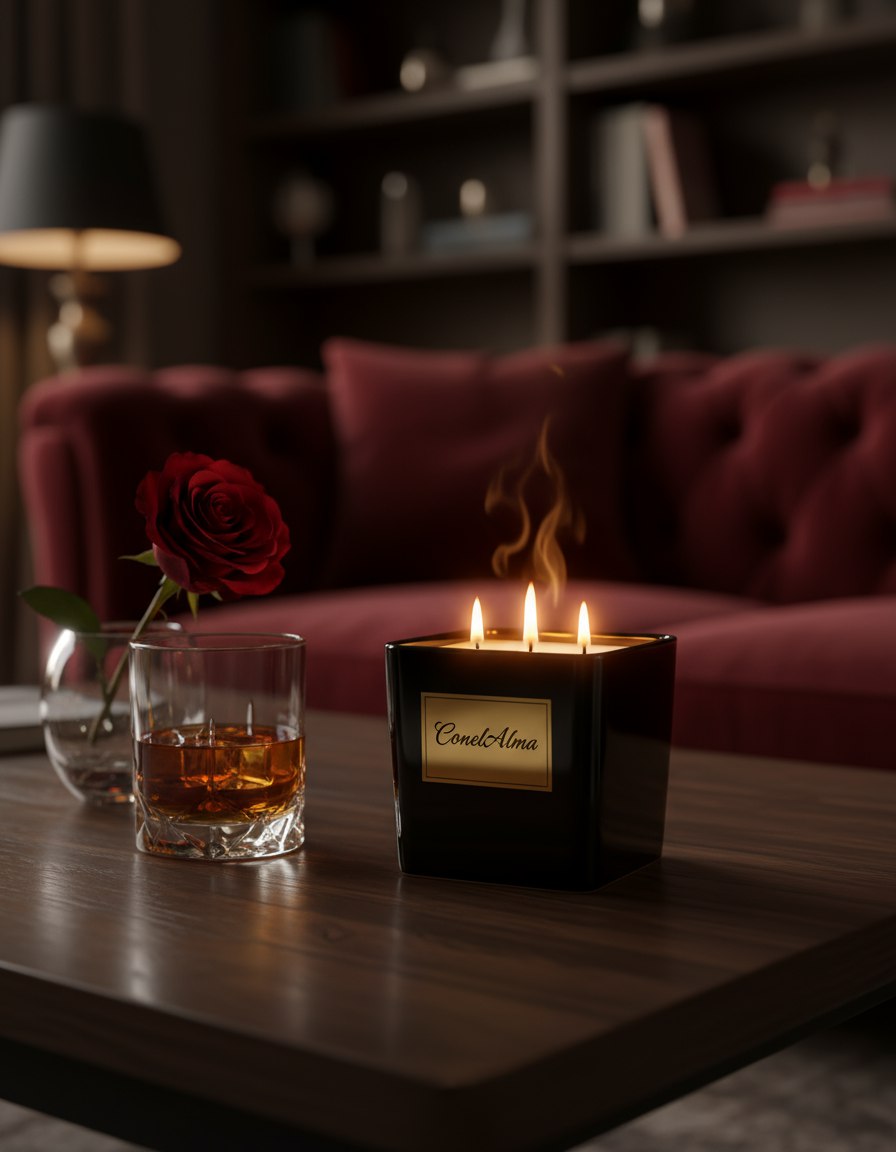 🕯️Vela aromá "Orquídea Negra"-9OZ