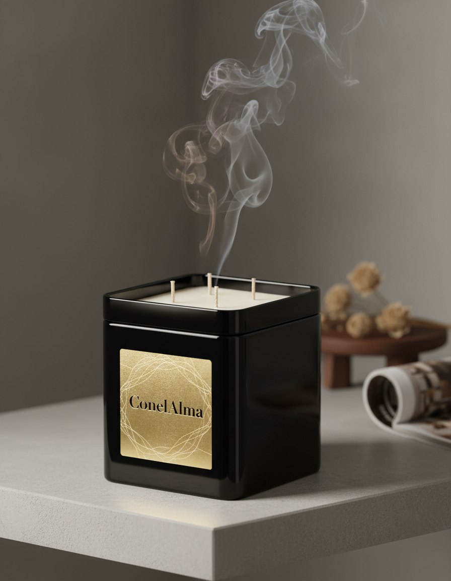 🕯️Vela aromá "Orquídea Negra"-9OZ