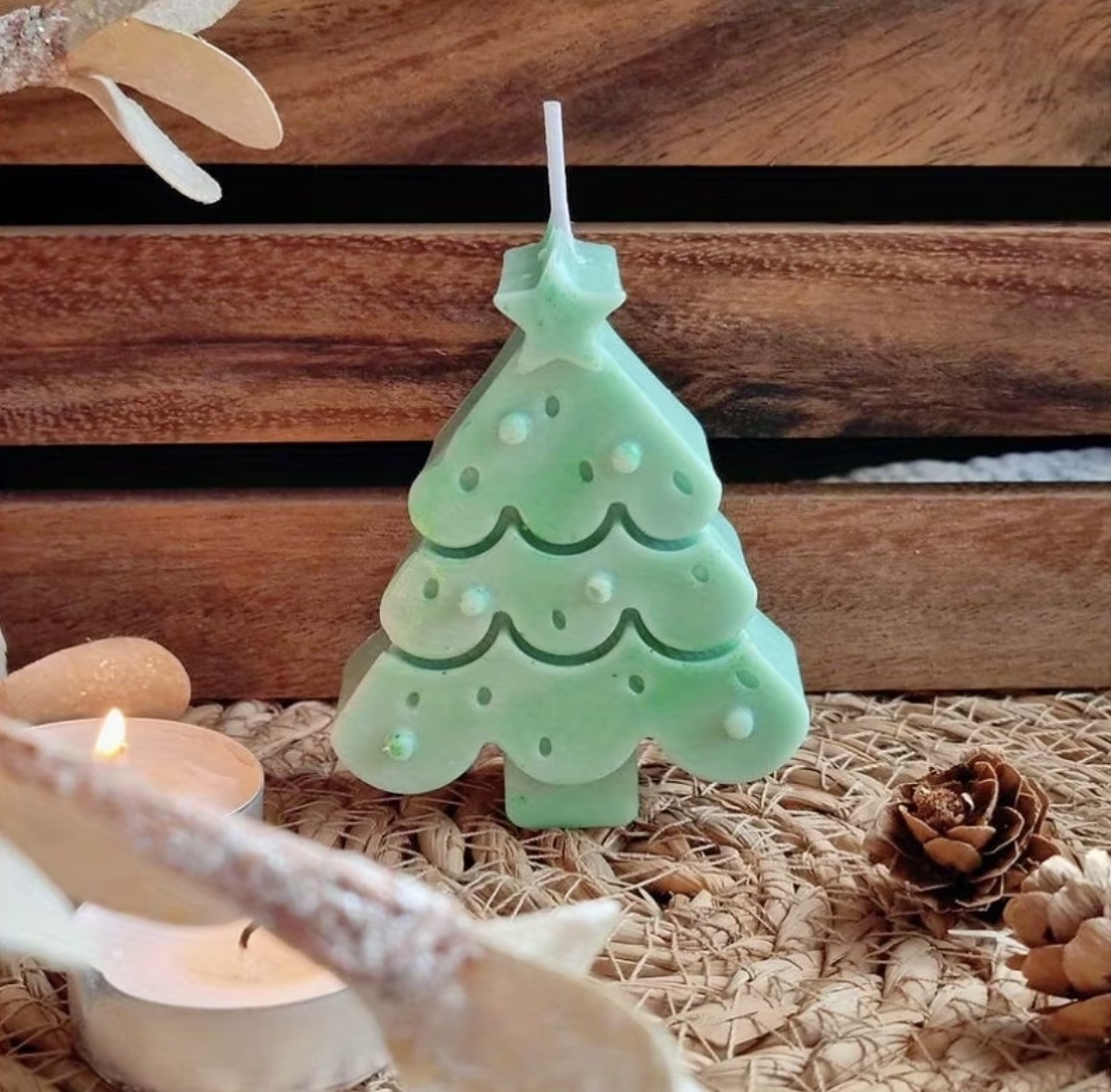 🕯 Vela “Arbolito de Navidad” 
