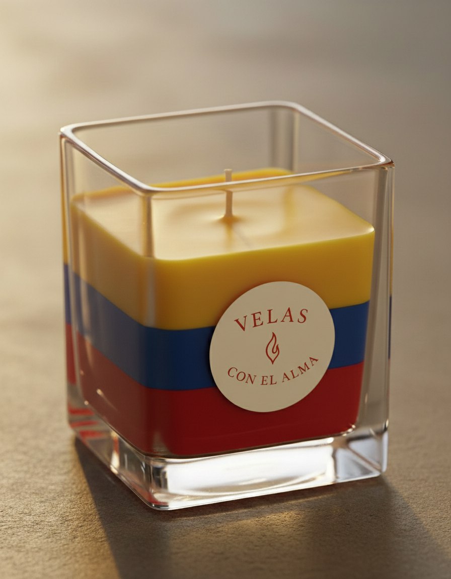 🕯 Vela "Alma Colombiana"-3OZ Pequeño