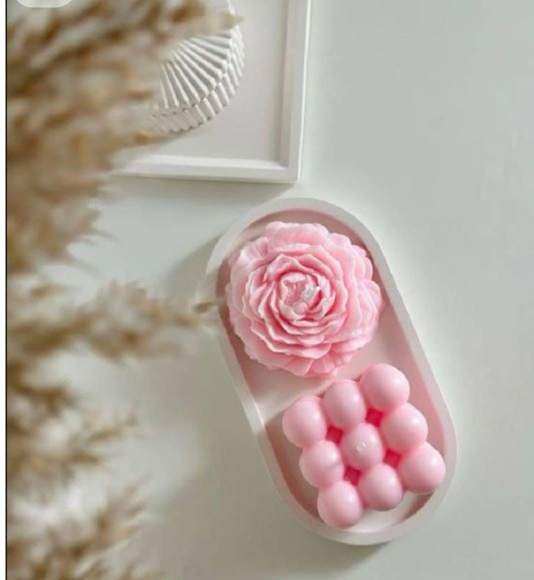 🕯 Vela artesanal “Pequeñas Huellitas”