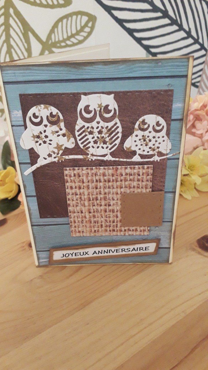 Carte : Oh les belles chouettes !