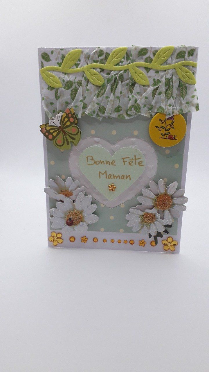 Carte : Un cœur à la fenêtre