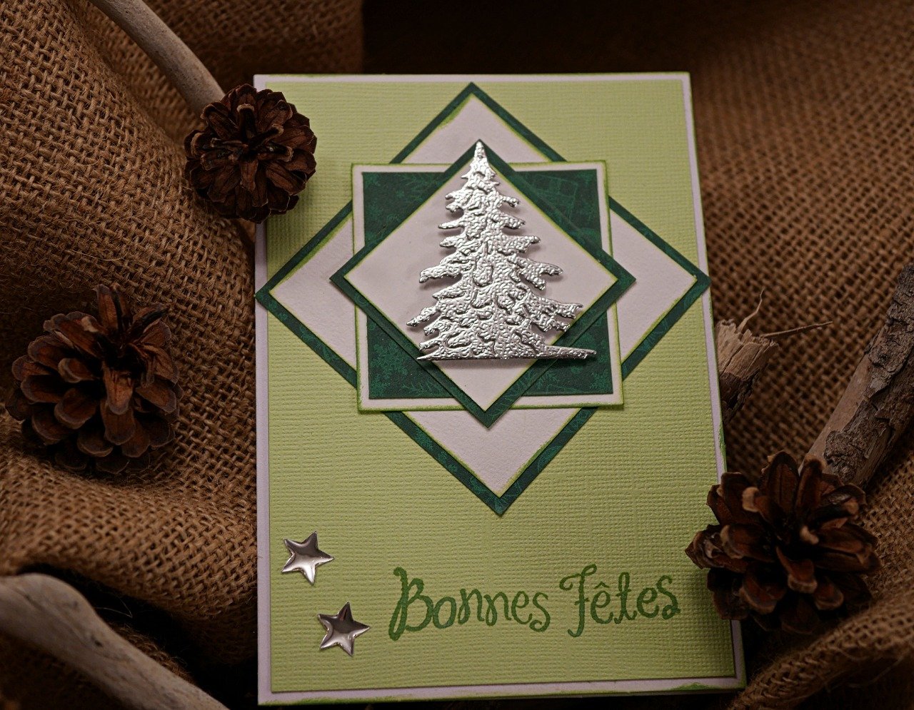 Carte : Le sapin argenté