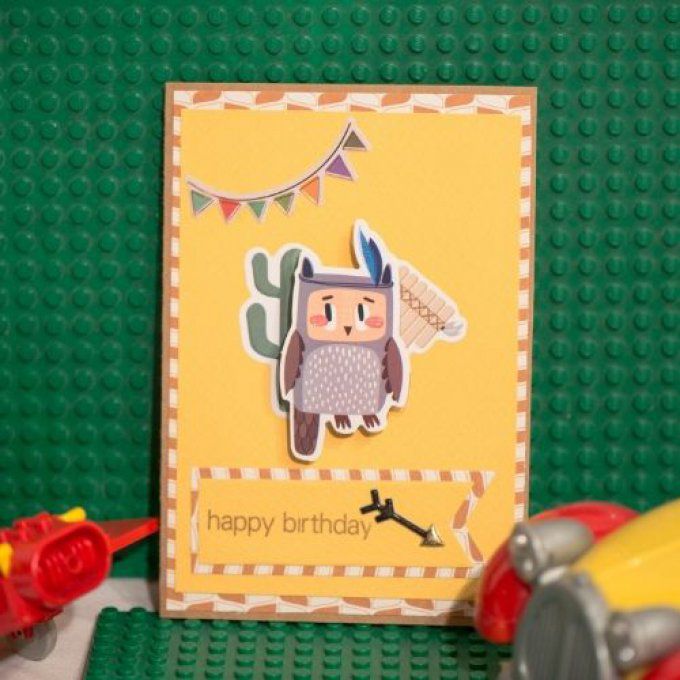 Carte : Coucou hibou.