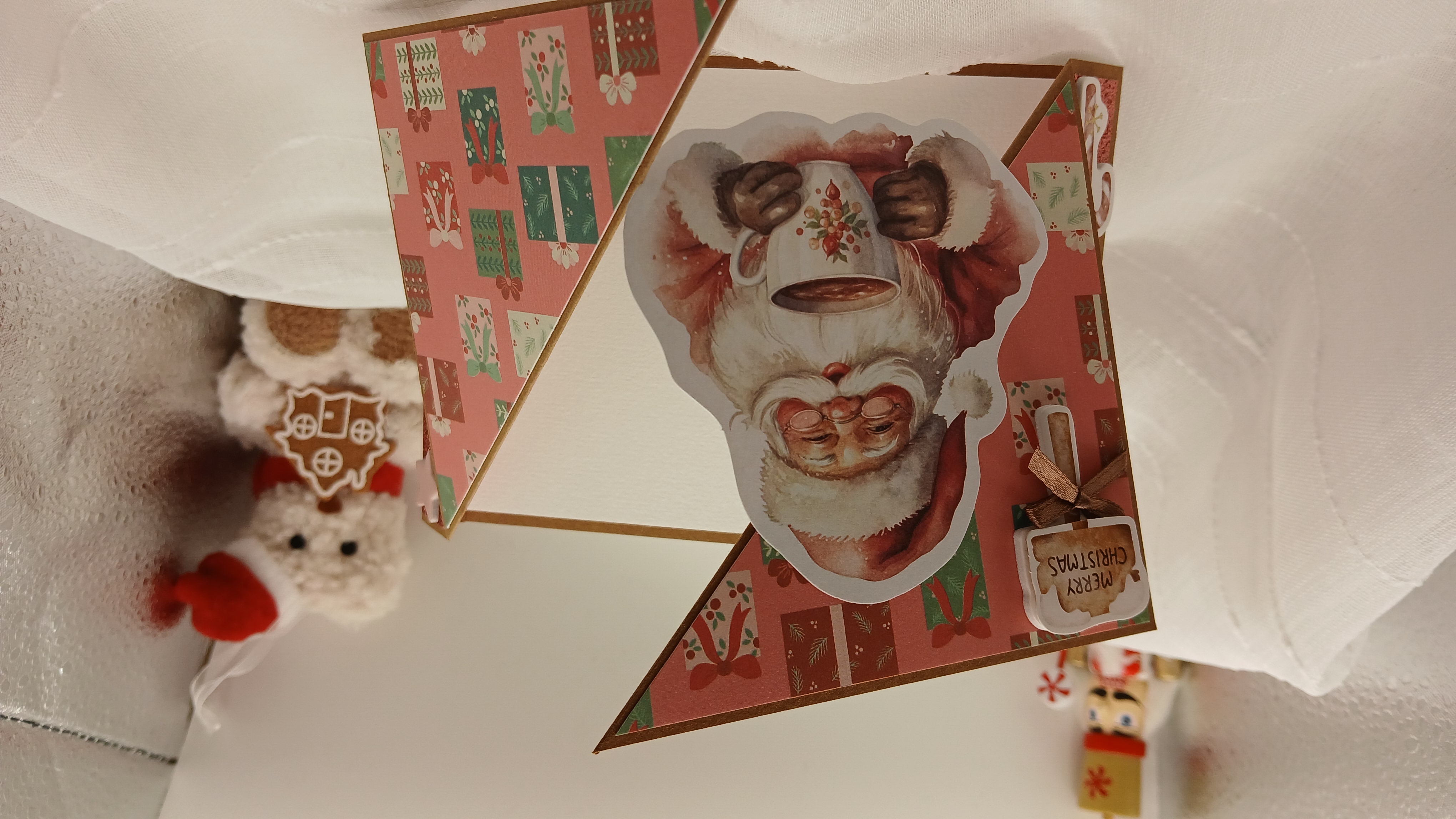 Carte : Père-Noël prend sa pause