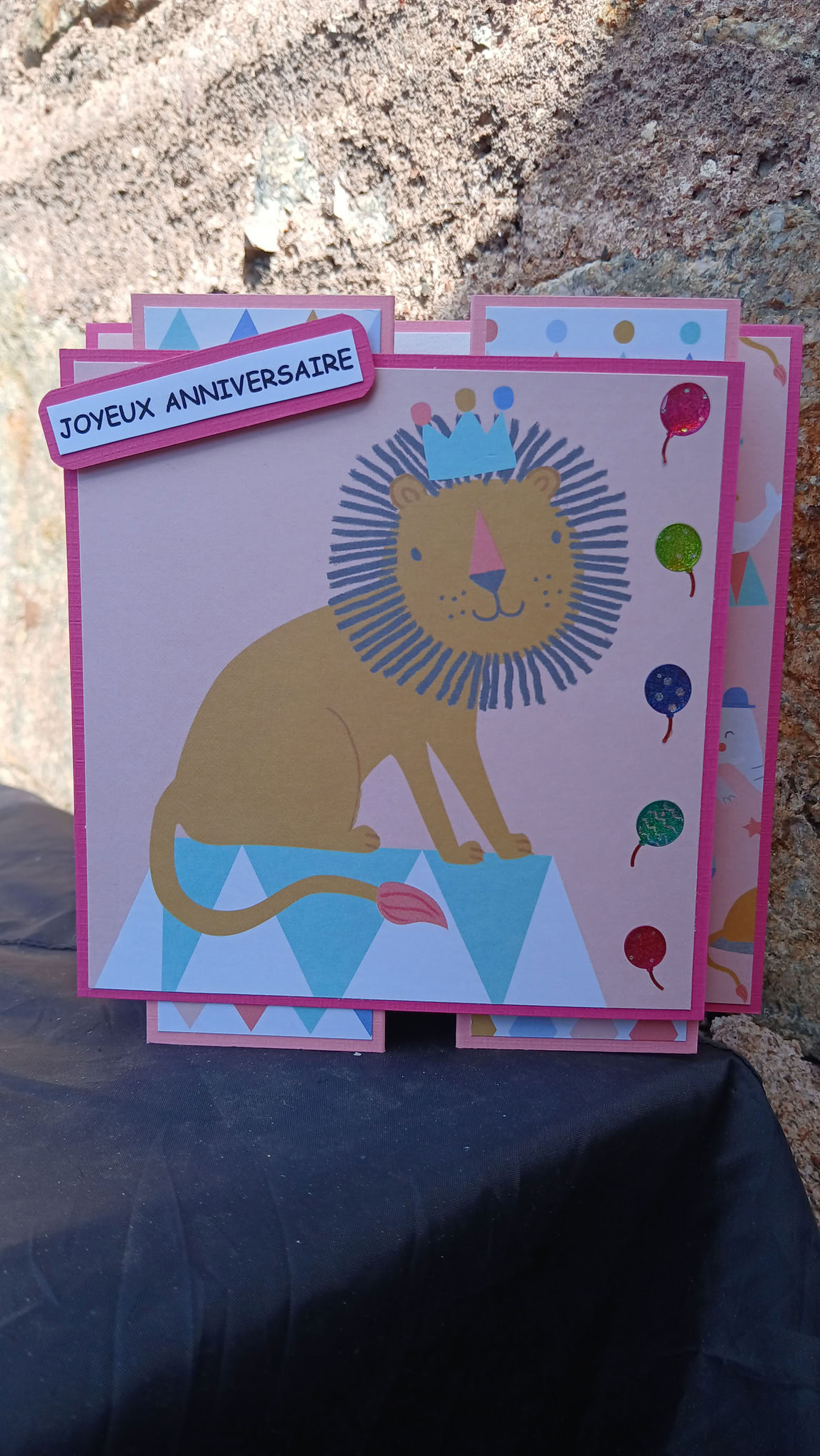 Carte : Mon ami le lion.