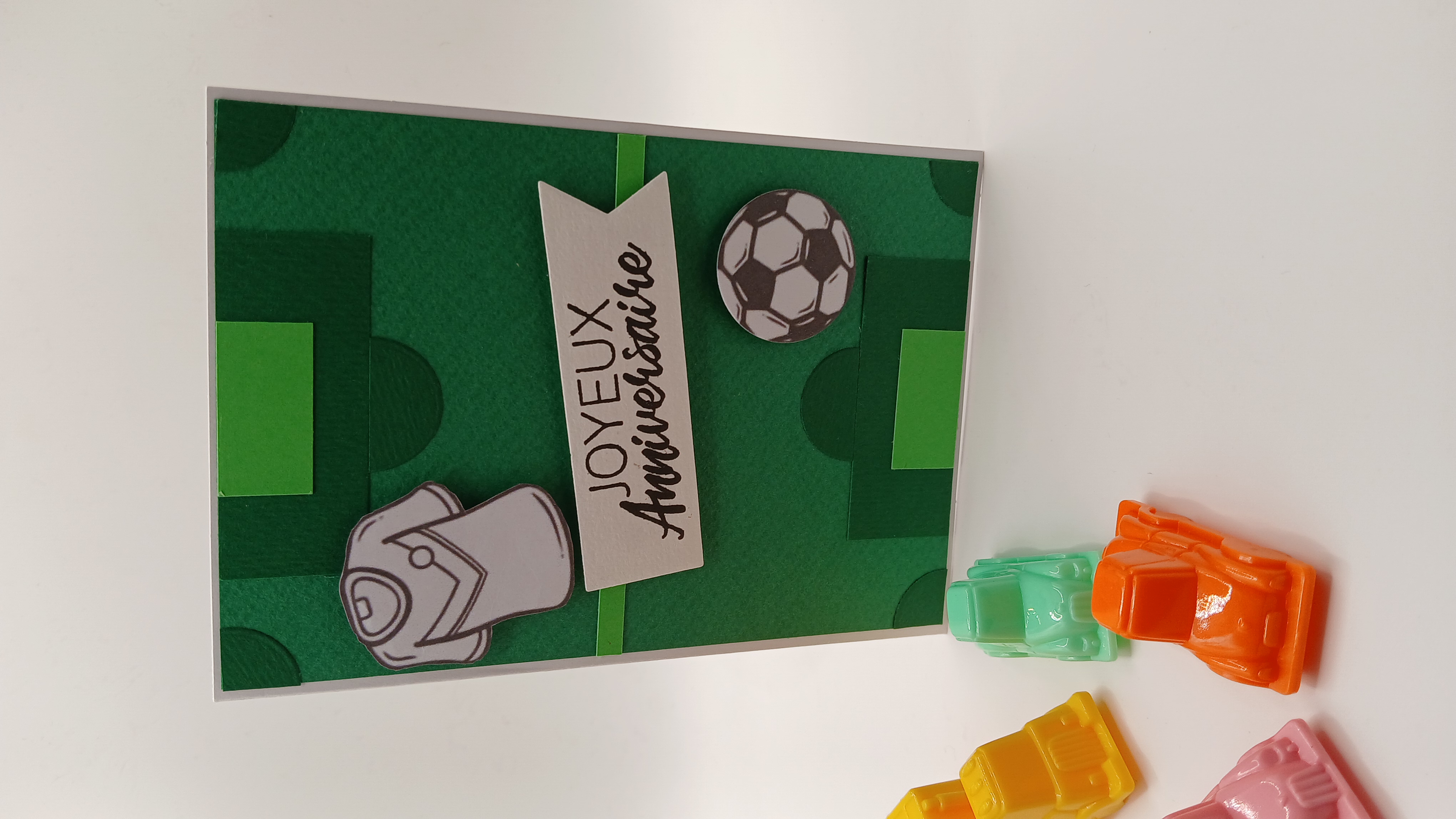 Carte : Allez les verts !