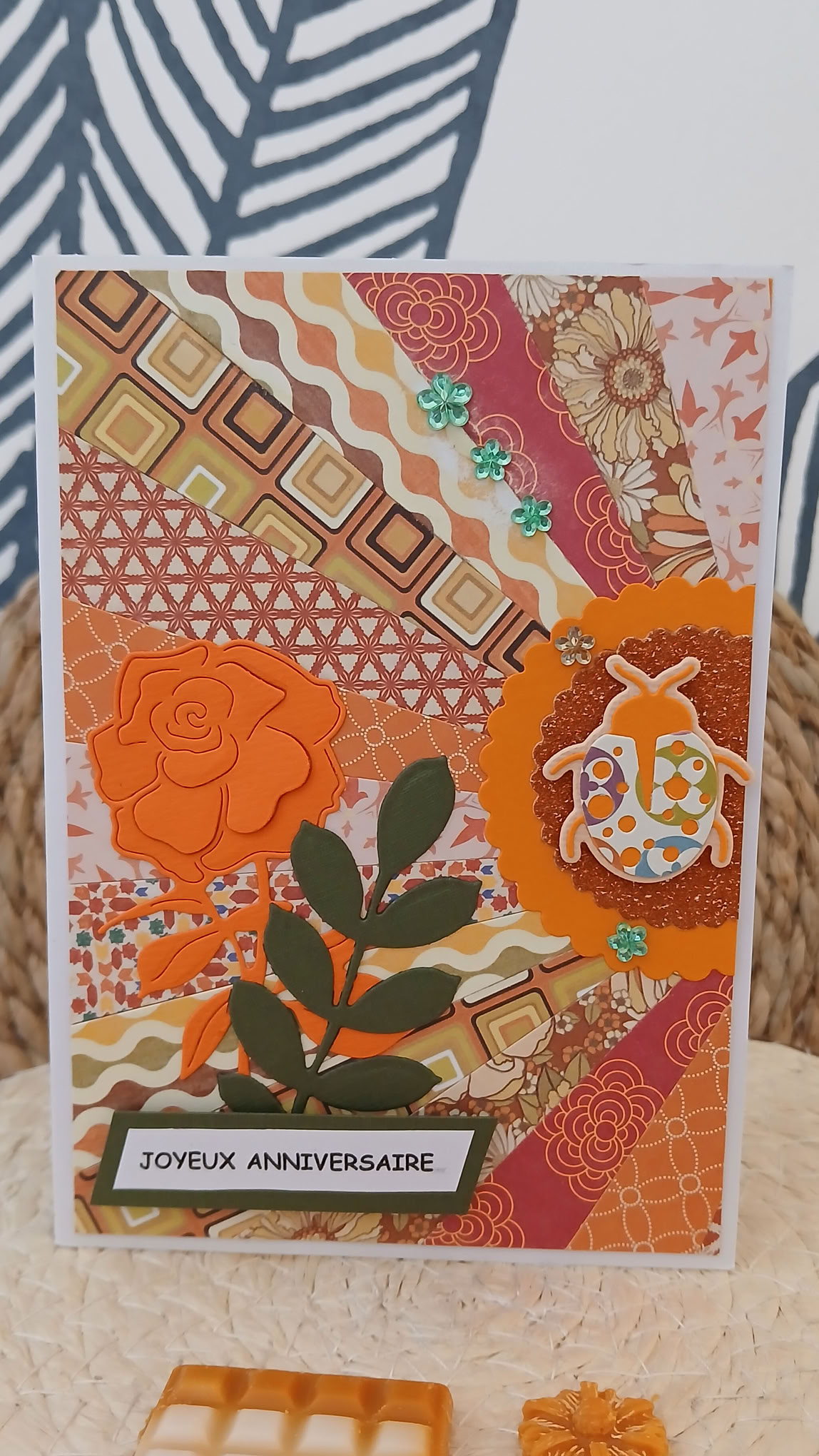 Carte d'Anniversaire Artisanale