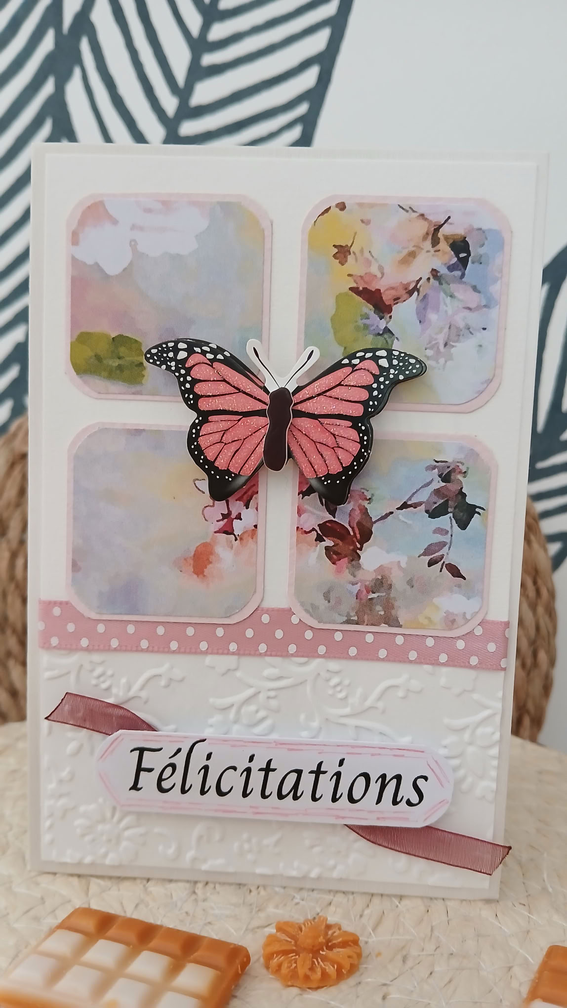 Carte Félicitations Papillon